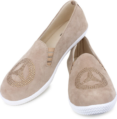 

Moonwalk Loafers For Women(Beige