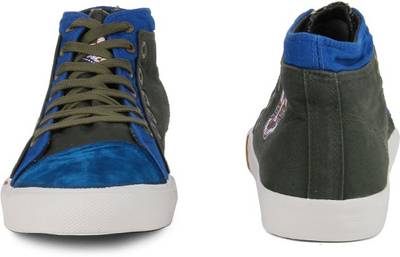 Lee Cooper Men Mid Ankle Canvas Sneakers