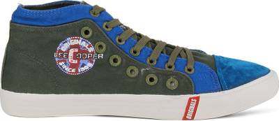 Lee Cooper Men Mid Ankle Canvas Sneakers