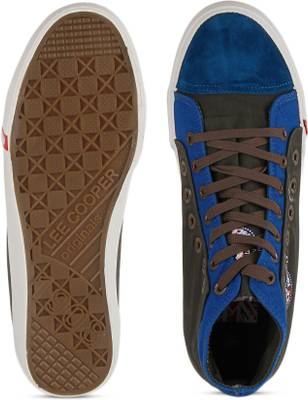 Lee Cooper Men Mid Ankle Canvas Sneakers