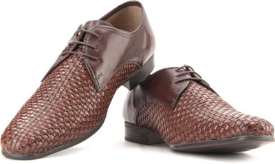 

Red Tape Men Genuine Leather Lace Up Shoes For Men(Brown