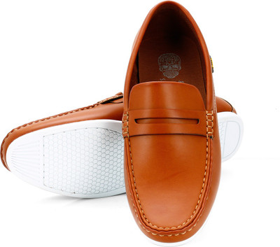 

Froskie Casual Smart Party Wear Loafers Loafers For Men(Tan, Camel