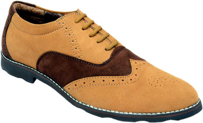 

Braavosi Royal Brogues Boat Shoes For Men(Tan, Tan and brown