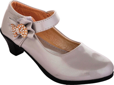 

Glinchy Comfortable Party Wear Synthetic Leather Bellies For Women(White