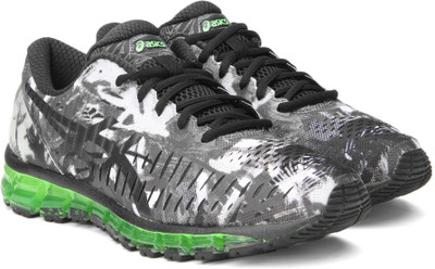 

Asics GEL-QUANTUM 360 Running Shoes For Men(Black, White/black/green gecko