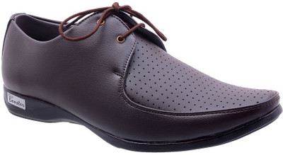 

Porcupine Lace Up Shoes For Men(Brown), Coffee brown