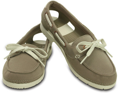 

Crocs Boat Shoes For Women(White), 200109-26p