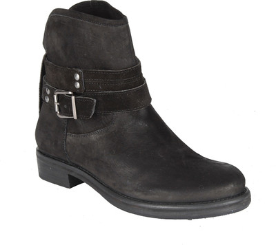 

Salt N Pepper 14-648 Dorothea Black Suede Boots Boots For Women(Black