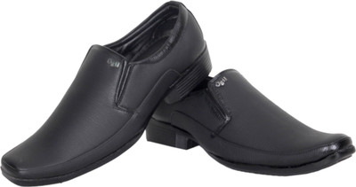 

Azzaro Black Epios Slip On Shoes For Men(Black