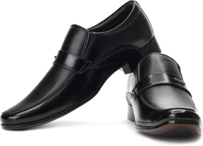 

San Frissco Slip On Shoes For Men(Black