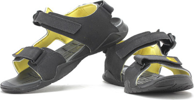

REEBOK Men BLK/GRAVEL/YELLOW Sandals