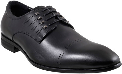 

Mochi J.Fontini Lace Up Shoes For Men(Black, 11;black