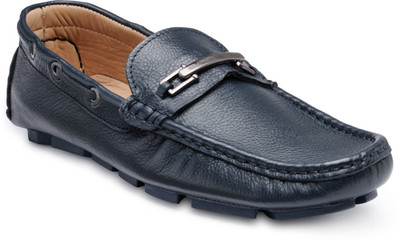 

Teakwood Slip On Loafers For Men(Navy