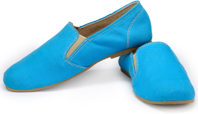 

FUNK Rong Blue Canvas Shoes For Men(Blue