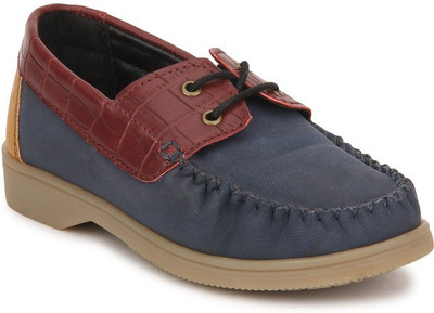 

Knotty Derby Boys & Girls Lace Sneakers(Multicolor, Blue+tan+cherry