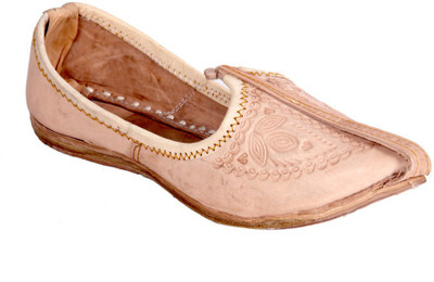 

Panahi Rajasthani Mojari For Men(Beige
