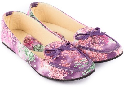 

Myra Floral Print Bellies For Women(Multicolor, Indigo