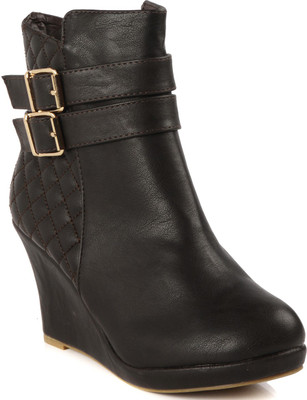 

Flat n Heels Boots For Women(Brown)