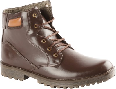 

Bacca Bucci Ankle Length Boots For Men(Brown