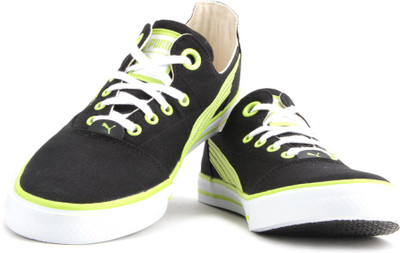 

Puma Men Sneakers For Men(Black, Green), Black-lime punch-white