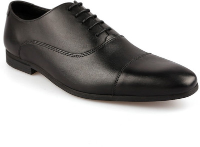 

Leder Warren Formals Lace Up Shoes For Men(Black