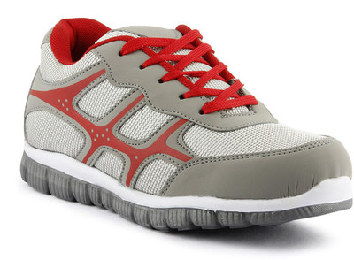 

Golden Sparrow Walking Shoes For Men(Grey), Grey red