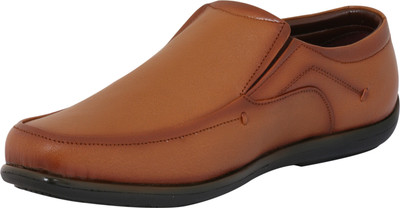 

Dokmen Tan Rust Formal shoes for Men Slip On For Men(Tan
