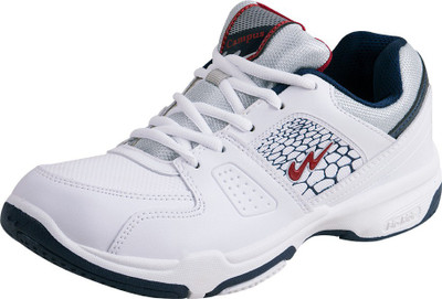 

Campus Cyclone Running Shoes For Men(White), Red