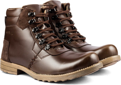 

Golden Sparrow Stylish Boots For Men(Brown)