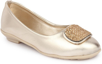 

Sindhi Footwear Comfortable Bellies For Women(Gold)