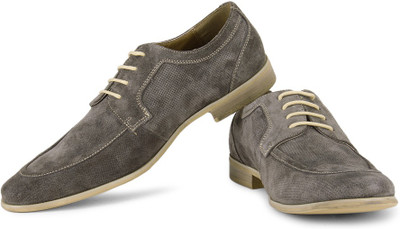 

Kenneth Cole At Ur Fingertip Men Corporate Casuals For Men(Grey, Gry