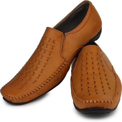

Do Bhai Slip On Shoes For Men(Tan)