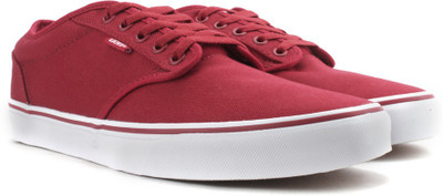 

Vans ATWOOD Men Sneakers For Men(Red, (canvas) red/white