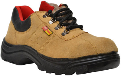

Tek Tron Max Safety Lace Up Shoes For Men(Tan
