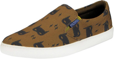 FAUSTO Canvas Shoes For Men(Green