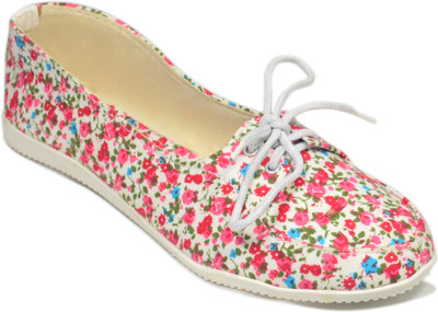 

Myra Floral Print Casuals For Women(Multicolor), Red floral