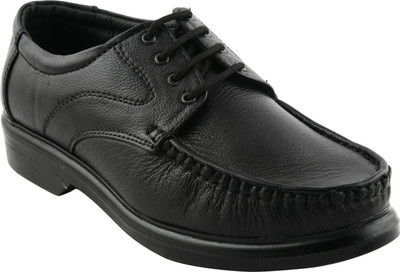 

Pureits Leathers Stylish and Elegant Lace Up Shoes For Men(Black