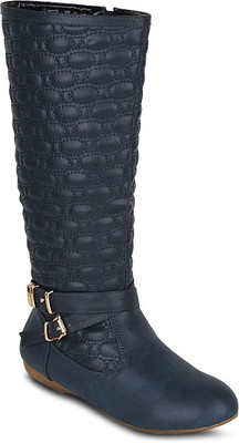 

Get Glamr Gaili Zipper Boots For Women(Blue)