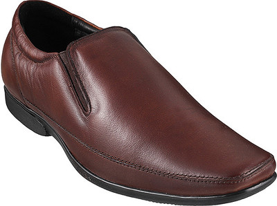 Metro Formal Slip On Shoes For Men(Brown, 12;brown