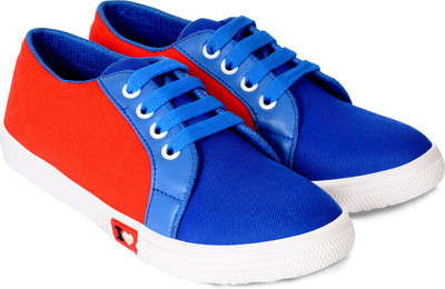 

Sam Stefy Canvas Shoes For Women(Blue, Red)