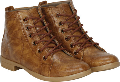 

Kraasa Decent Boots For Women(Tan