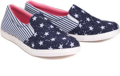 

Bare Soles Striped Belly Casuals For Women(Blue