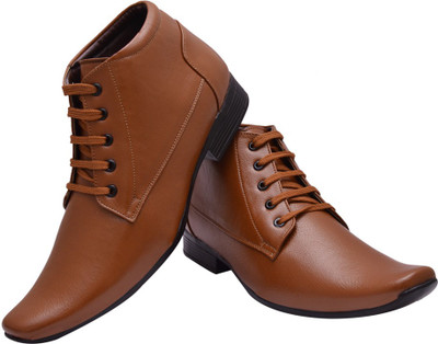 

Bxxy Cuban Lace-Up Boots Boots For Men(Tan