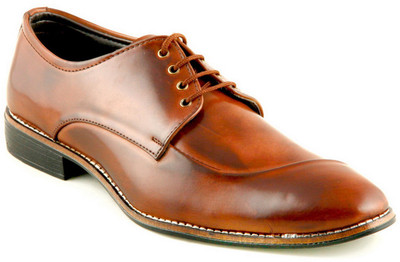 

DeVEE Arabian Style Bourkan Brown Lace Up Shoes For Men(Brown)