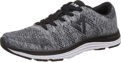 

SEVEN by M.S. Dhoni Odin-Black/Neutral Grey Running Shoes For Men(Black, Grey