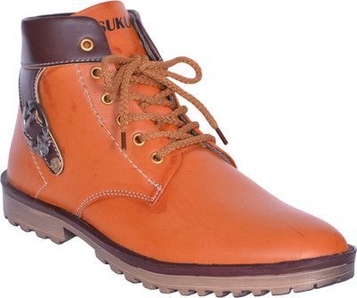 

Sukun Casual Shoes For Men(Tan)