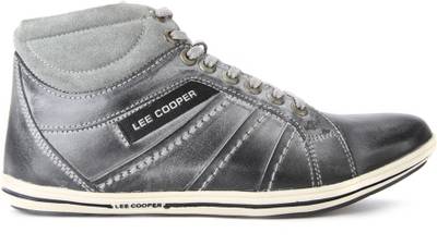 Lee Cooper Men Mid Ankle Canvas Sneakers
