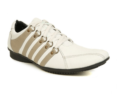 

Bruno Manetti Bertoldo Casual Shoes For Men(White), White/beige