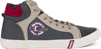 Lee Cooper Men Mid Ankle Canvas Sneakers