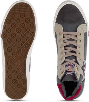Lee Cooper Men Mid Ankle Canvas Sneakers